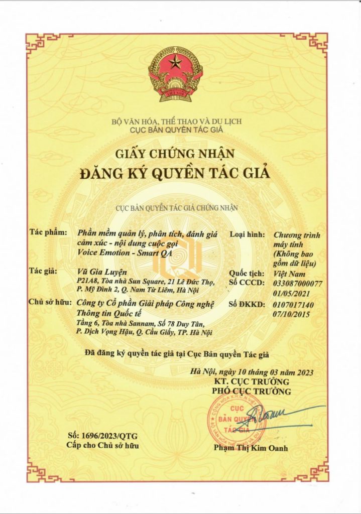 Voice Emotion - Smart QA: Phân tích thái độ, chấm điểm cuộc gọi tự động 57 photo 2024 01 23 11 03 24