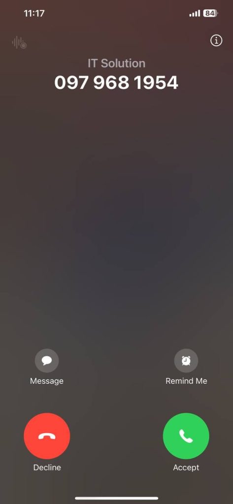 Voice Brandname hiển thị tại điện thoại khách hàng