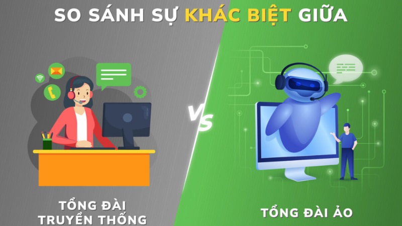 So sánh tổng đài ảo và tổng đài truyền thống