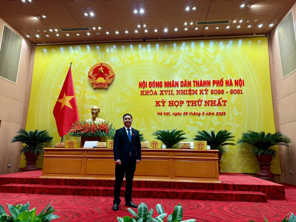 Anh Vũ Gia Luyện - Đại biểu Hội đồng nhân dân thành phố Hà Nội khóa XVII, nhiệm kỳ 2026-2031